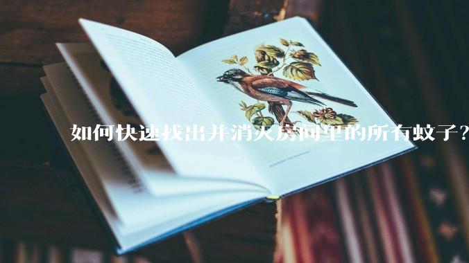 如何快速找出并消灭房间里的所有蚊子？